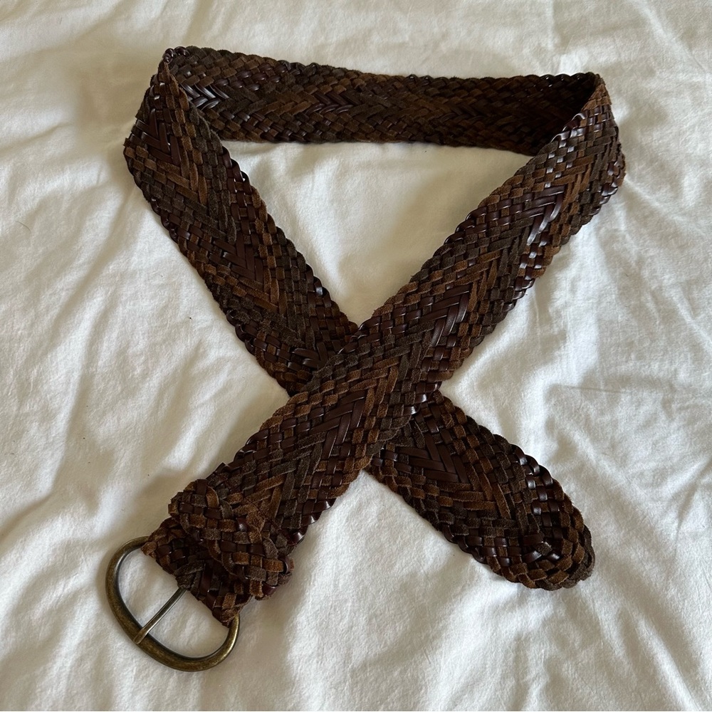 Leather belt